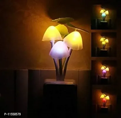 Japva Mushroom Shape Led Magic Night Lamp Automatic Off/On Smart Sensor-thumb2