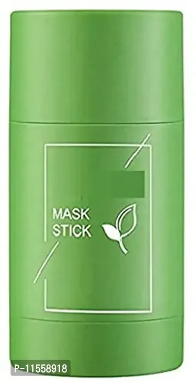 Natural Green Tea Mask Stick Deep Cleansing Oil Control Anti Acne Moisturizing Refreshing Lazy Solid Mask