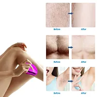 Crystal Hair Eraser,Painless Hair Remova for Men & Women,Magic Hair Removal Tool, Crystal Hair Remover, Painless Exfoliation Hair Removal Tool (Rose Red)-thumb2