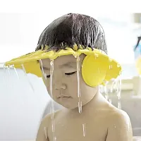 Baby cry Baby Bath Shower Cap Adjustable Kids Children Shampoo Shower Hat-thumb2