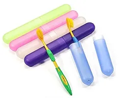 Zharki Anti Bacterial Toothbrush Container (Pack of 3) Tooth Brush Cap, Caps, Cover, Covers, Case, Holder, Cases, Travel, Home use-thumb2