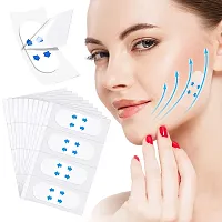 UrbanProducts 40 Pcs/Set Invisible Thin Face Stickers Facial Line Wrinkle Sagging Skin V-Shape Face Lift Tape-thumb1