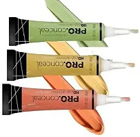 MH Collection Set of 3 HD pro Conceal Concealer (orange,green,yellow,beige) Concealer (orange, green, yellow, beige, 32 g) Concealer (multi, 32 g)-thumb1