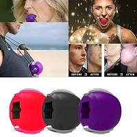 Silicon jawline Exercise Ball for Men & Woman,Exercise Ball for face Cut & face line jawline Shaper and Slim,face Fat Reducer,Neck Chin &jaw Liner Tool for Men%Women-thumb3