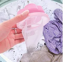 Generic Washing Machine Lint Catcher Flower Ball Shape Floating Reusable Mesh Lint Net Trap Filter Bag Hair Lint Remover Dirt Fur Pouch/Home House Hold Tool Cloth Washer Device Cleaning (1pcs)-thumb3