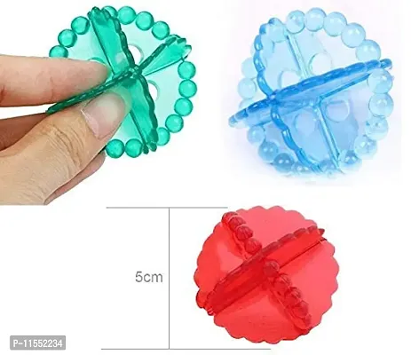 Yumshri Washing Machine Ball Laundry Dryer Ball Durable Cloth Cleaning Ball-Rendom Colour (8 Pcs)-thumb5