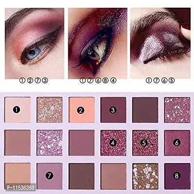 Santoshtraders The New Nude Eyeshadow Palette (18 shades in 1 kit) with mirror (Nude Eye Shadow)-thumb4