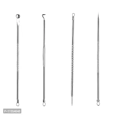 Modern villa Enterprises Blackhead Acne Removal Needle Kit 4 Pcs Cleaning Tool Blemish Pimple Comedone for Women and Men-thumb2