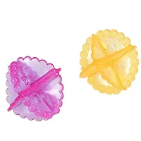 Reusable Laundry Dryer/Washing Ball (Multicolour) -4 Pieces-thumb4