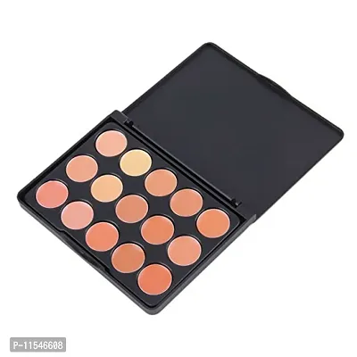 Generic 2: Pro Makeup Concealer Palette Mini Box 15 Color Concealer Facial Face Care Camouflage Makeup Base Palette Contour Cosmetics MA15