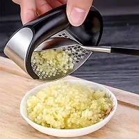 Indian Kitchen Magic Stainless Steel Garlic Press / Garlic Crusher 1 Piece-thumb1