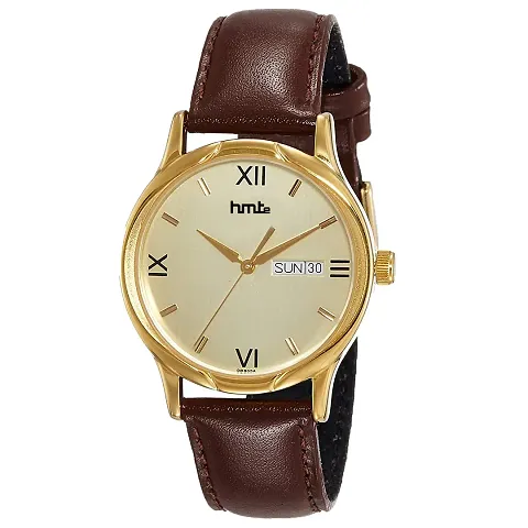 Stylish Synthetic Leather Analog Watch For Men