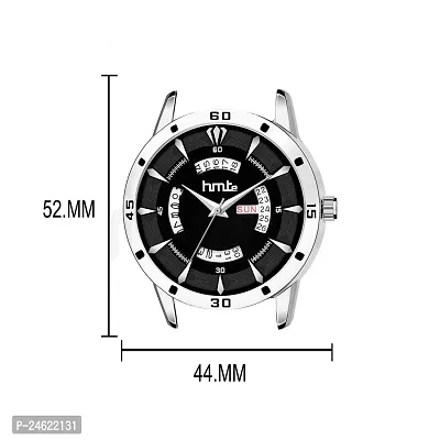 Stylish Black Metal Analog Watch For Men-thumb3