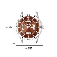 Stylish Brown Metal Analog Watch For Men-thumb2