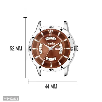 Stylish Brown Metal Analog Watch For Men-thumb3