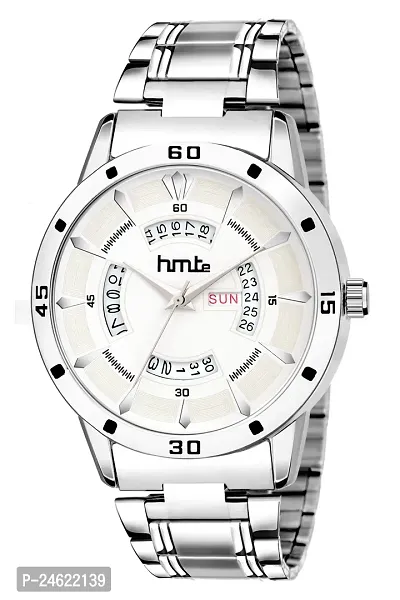 Stylish White Metal Analog Watch For Men