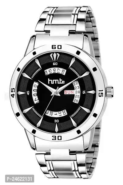 Stylish Black Metal Analog Watch For Men