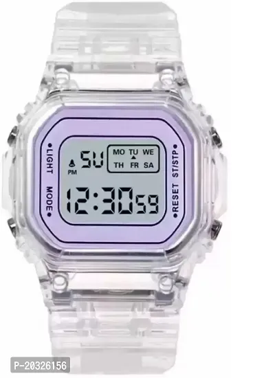 Stylish Multicoloured Silicone Digital Watches For Boys And Men-thumb0