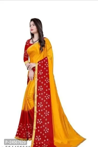 Classic  Georgette Saree with Blouse Piece For Women-thumb0