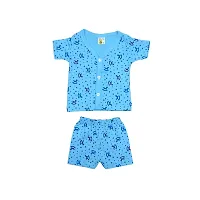 Tee Weavers New Born Baby Boy's and Baby Girl's Dress (0-3 Months) Pack of 5 (Multicolored)-thumb3