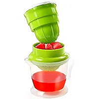 SRTEch UNBREAKABLE 2 in 1 Orange Juicer Machine Hand Food Grade Plastic orange juice maker-citrus juicer-Manual Juicer for Fruits- lemon squeezers-mosambi juicer-pomegranate juicer-thumb1