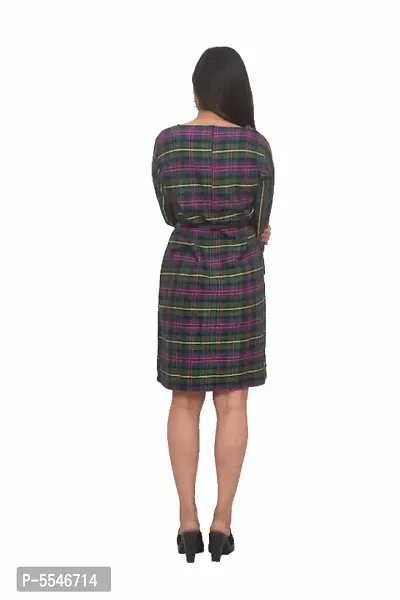 Stylish A-line Knee Length Dress-thumb4