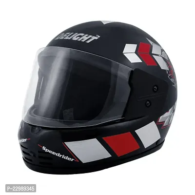 Classic Full Face Motorbike Helmet with Silicon Unbreakable Glass-thumb0