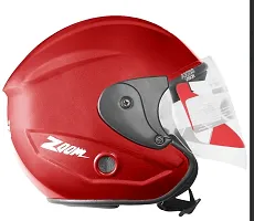 ISI Certified Half Face Helmet for Men   (Dashing Red )-thumb3