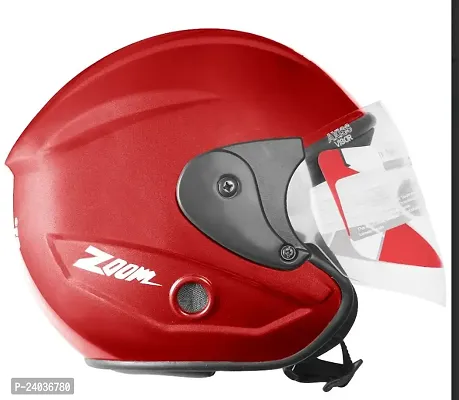 ISI Certified Half Face Helmet for Men   (Dashing Red )-thumb4