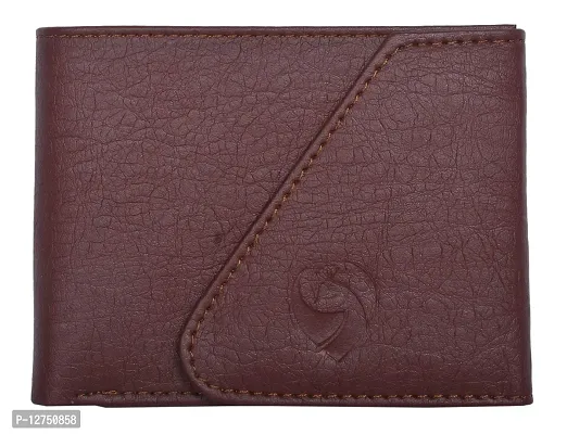 KKRISH Leather Wallet, Stylish Purse for Card Holder and Cash. (Coffee)