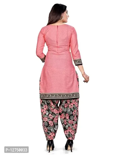 Unstitched Cotton Dress Material Suit with Cotton Dupatta and Cotton Salvar Piece. (3851-POPATI.COTN)-thumb2