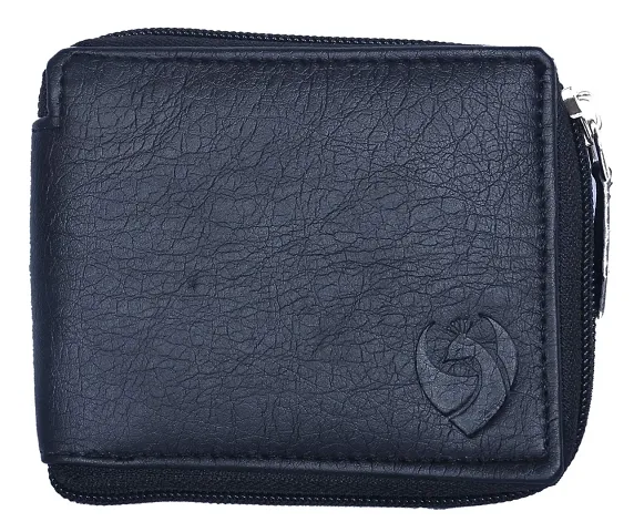 Trendy PU Two Fold Wallet for Men