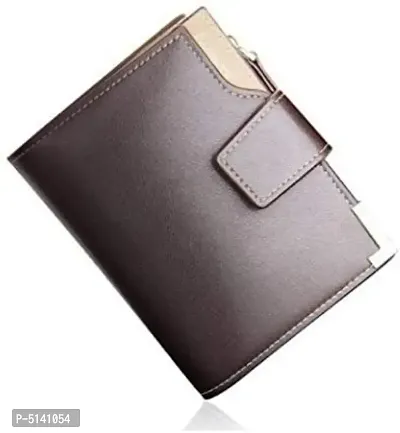 Trendy PU leather wallet, Stylish purse for card holder and cash-thumb0