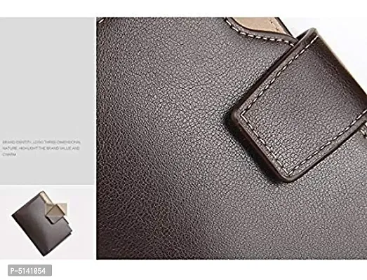 Trendy PU leather wallet, Stylish purse for card holder and cash-thumb2