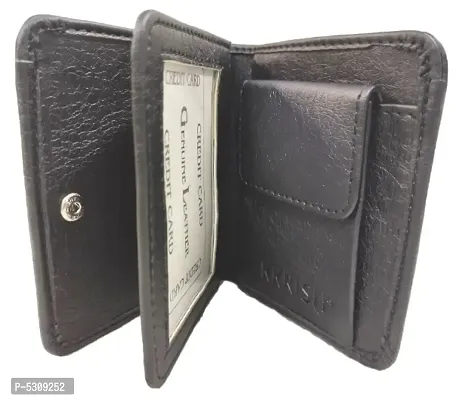 Trendy PU Two Fold Wallet for Men