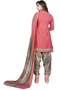 Exclusive Crepe Dress Material with Chiffon Dupatta-thumb3