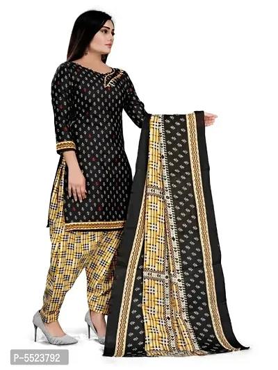 Latest Beautiful Cotton Blend Dress Material with Dupatta-thumb3