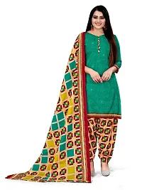 Beautiful Cotton Blend Printed Dress Material with Dupatta-thumb3