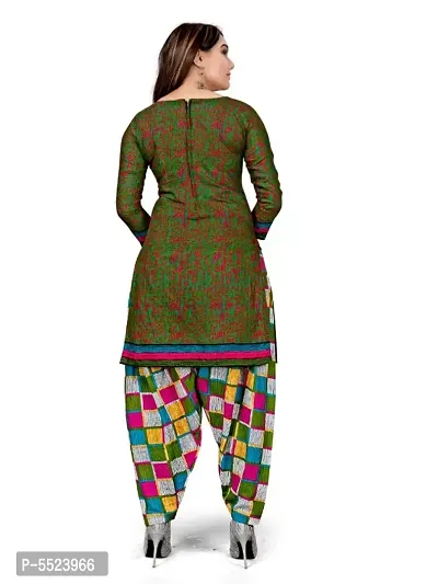 Beautiful Cotton Blend Printed Dress Material with Dupatta-thumb3