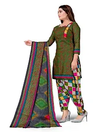 Beautiful Cotton Blend Printed Dress Material with Dupatta-thumb3