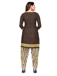 Latest Attractive Crepe Printed Dress Material with Dupatta-thumb1