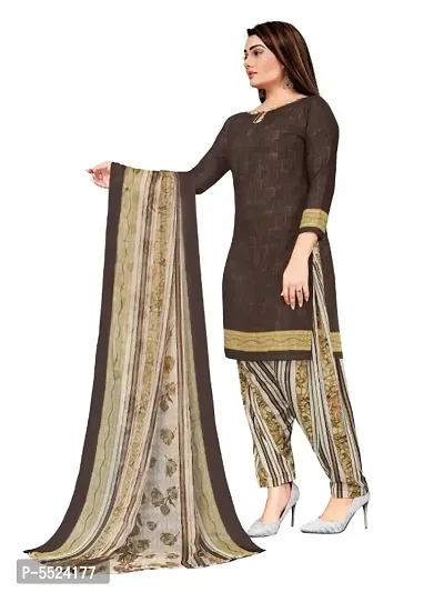 Latest Attractive Crepe Printed Dress Material with Dupatta-thumb4