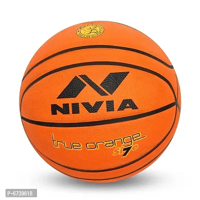 BASKETBALL, BB-196 NIVIA True Orange Size-7 (ORANGE)-thumb0