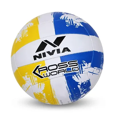 VOLLEYBALL, VB-2250 NIVIA KrossWorld Size 4 (BL/Y/W)