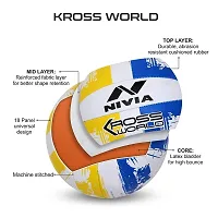 VOLLEYBALL, VB-2250 NIVIA KrossWorld Size 4 (BL/Y/W)-thumb1