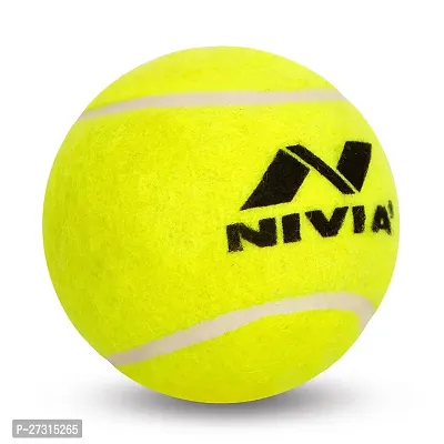 CT-3802 NIVIA Cricket Tennis Ball, Light Weight, Yellow  ( Pack of 3)-thumb4