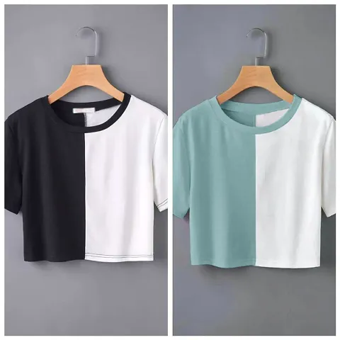 Elegant Knitted Top For Women Pack Of 2