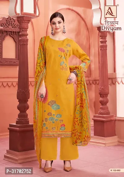 Elegant Viscose Printed kurta pant with Dupatta For Women