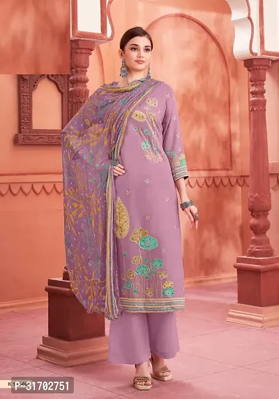 Elegant Viscose Printed kurta pant with Dupatta For Women