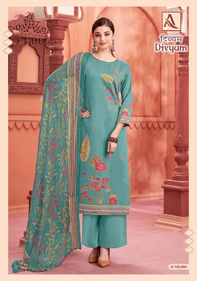 Elegant Viscose Printed kurta pant with Dupatta For Women